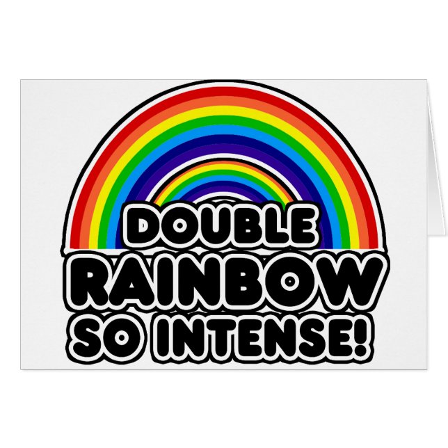 Double arc-en-ciel si intense (Devant horizontal)