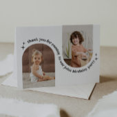 Double Arc Photo Invitation conjointe Anniversaire