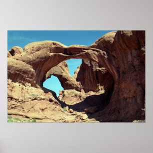 Double Arch Desert Photo Poster