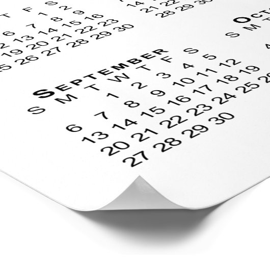 Double Arch woestijn landschap 2026 Agenda Poster (Hoek)