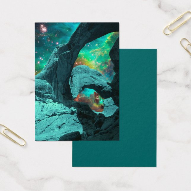 Double Arche dans l'espace Art spatial (Bureau)