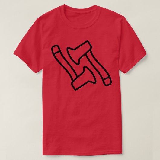Double Ax Design Classic TShirt (Design devant)