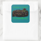 Double B Derby Productions Vierkante Sticker (Tas)