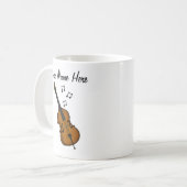 Double Basse Custom Mug Baid Musicien Cadeau (Devant gauche)