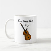 Double Basse Custom Mug Baid Musicien Cadeau (Gauche)