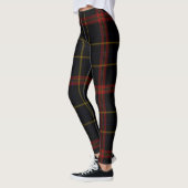 Double Black Red Yellow Giant Tartan Pset Leggings (Links)