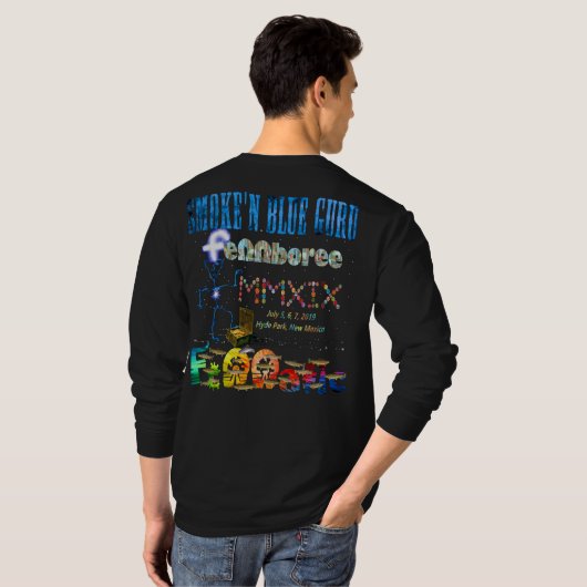 Double Blazes University MMXIX T-shirt (Achterkant volledig)