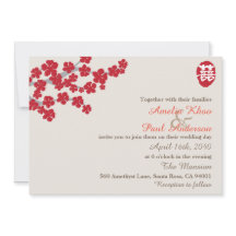 Double Bonheur Faire-part de mariage chinois