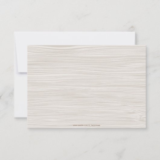 Double Bonheur Faire-part de mariage chinois - RSV (Dos)