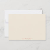 Double Bonheur Faire-part de mariage chinois - RSV (Dos)