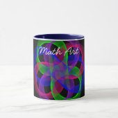 Double boucle Math géométrique Art Café Mug (Centre)