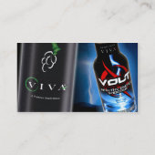 Double carte de visite de norme de volt de vivats (Dos)