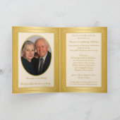 Double carte d'invitation d'anniversaire de photo (Intérieur)