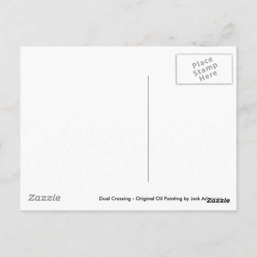 Double carte postale de croisement (Dos)