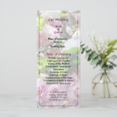 Double Cherry Blossom Wedding Programme Programma (Staand voorkant)