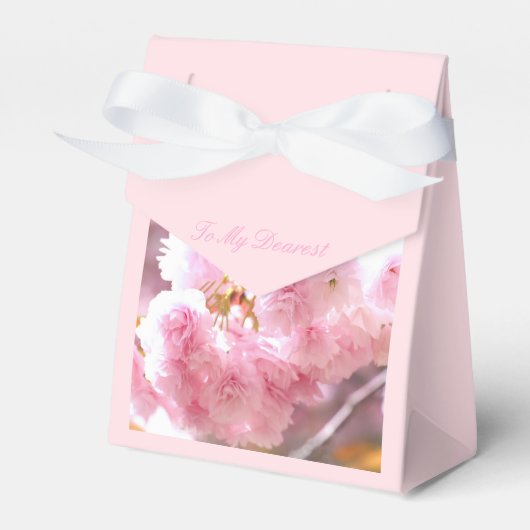 Double cherry blossoms:Faver Box Bedankdoosjes (Voorkant Zijde)