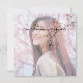 Double Couche Personnalisez Bonne Carte Anniversai (Dos)