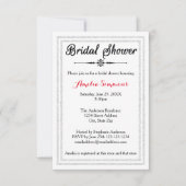 Double coupe d'argent blanc -3x5 Invitation de Fêt (Devant)