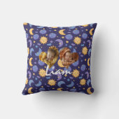 Double Coussin photo avec cadres cardiaques et Kaw (Verso)