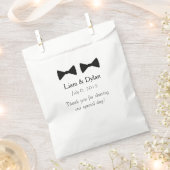 "Double Cravate Bow" Sacs Favonalized Personnalisé (Coupé)