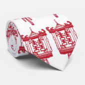 Double cravate de mariage de bonheur (Roulé)