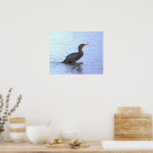 Double-crested Cormorant Bird Poster (Cuisine)