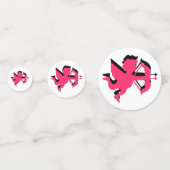 Double Cupid Valentine's Day Table Confetti (Derrière)