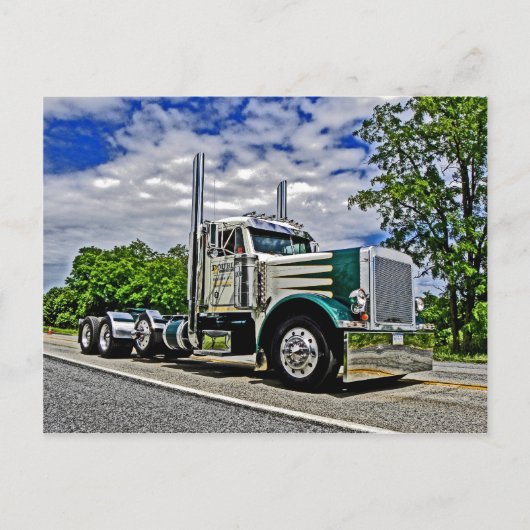 Double D Peterbilt 379 Briefkaart (Voorkant)