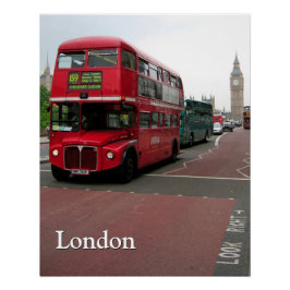 Double-decker Bus London Perfect Perfect Poster