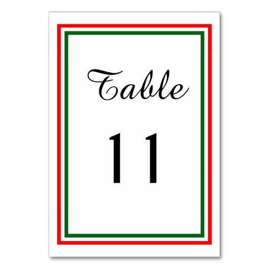 Double décoration de Noël - Carte de table (Par défaut)