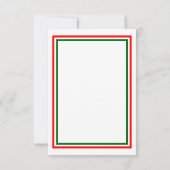Double décoration de Noël - Invitation de mariage  (Dos)