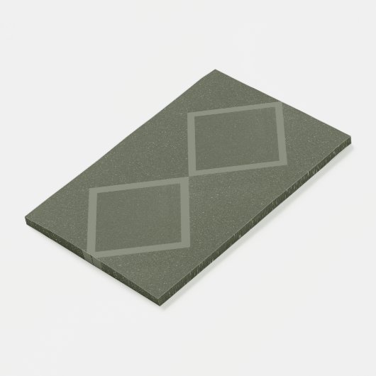 Double Diamond Moss Sticky Notes (Schuin)
