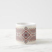 Double Diamond Palestinian Tatreez Expresso Mug (Devant)