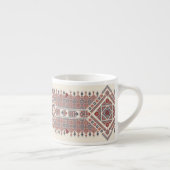 Double Diamond Palestinian Tatreez Expresso Mug (Droite)