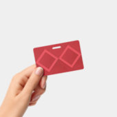 Double Diamond Red Badge – Étiquette personnalisab (Manuel / portable)