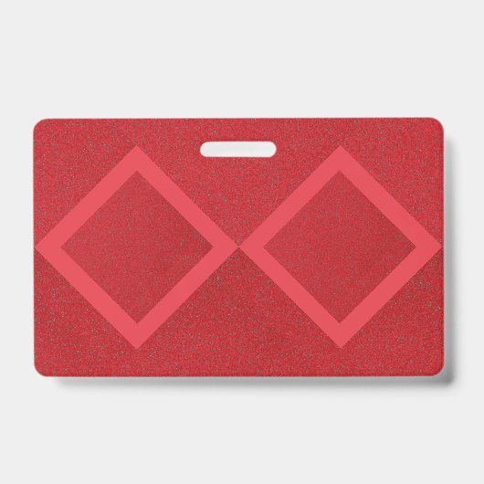 Double Diamond Red Badge – Étiquette personnalisab (Avant)