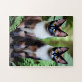 Double difficulté Siamese Cat Twins, Jigsaw Puzzle (Horizontal)
