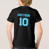 Double digits! Perfect Ten Year old Birthday  Tri-Blend Shirt (Achterkant)