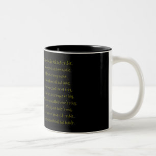 Double double labeur de Macbeth et tasse de
