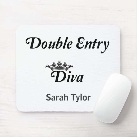 Double Entry Diva Muismat (Met muis)