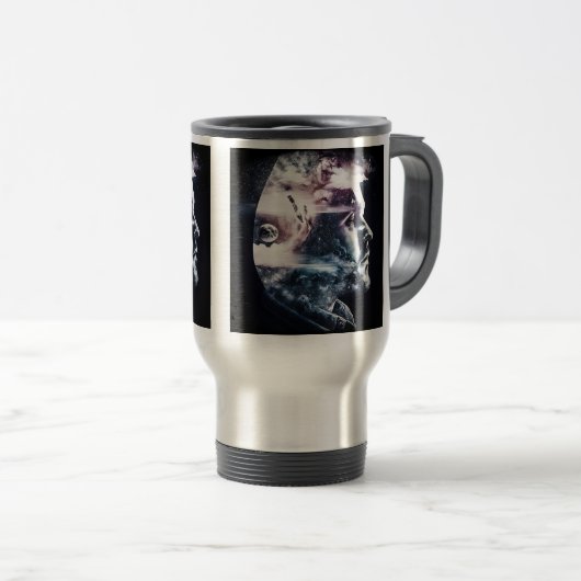 Double exposition Homme Voyage / Mug Commuter, 15  (Devant droit)