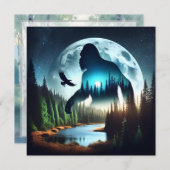 Double Exposure Bigfoot, Eagle and Full Moon (Voorkant / Achterkant)