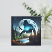 Double Exposure Bigfoot, Eagle and Full Moon (Staand voorkant)