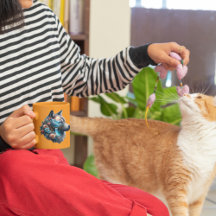 Double Exposure Wolf en Natuur landschap