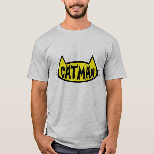 Double face - Tête de chat CATMAN T-Shirt humorist (Devant)