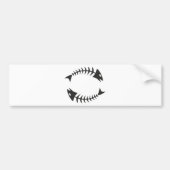 Double Fishbone Fischgräte Bumpersticker (Voorkant)