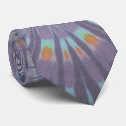 Double goujon noir tourbillonne cravate (Roulé)