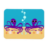 Double Groovy Octopus Magneet (Horizontaal)