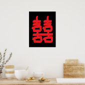 Double Happiness in Red Poster (Cuisine)