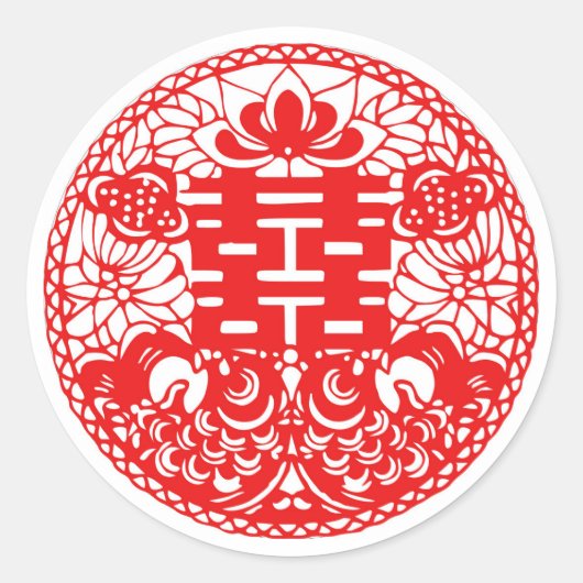 Double Happiness Sticker (Voorkant)